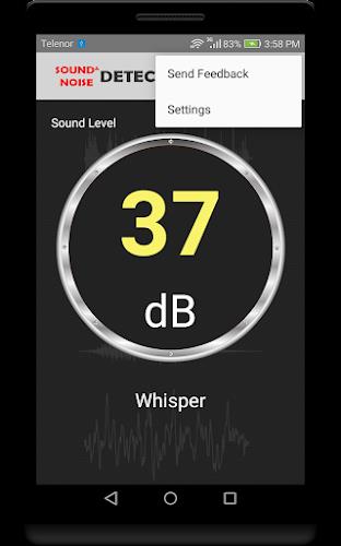 Schermata Sound and Noise Detector 3