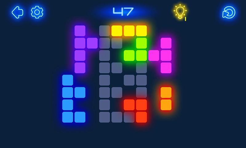 Glow Puzzle Block 3D Zrzut ekranu 3