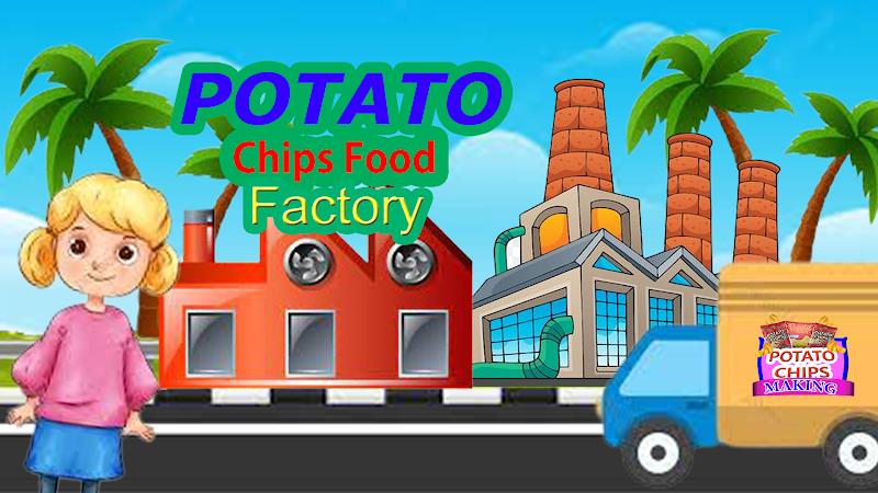 Potato Chips Food Factory Game Tangkapan skrin 3