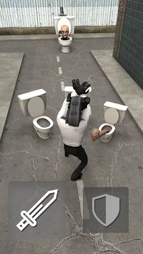 Toilet Fight: Open World Schermafbeelding 0