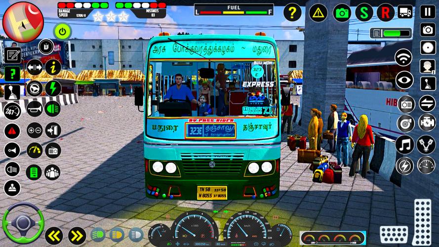 Real Bus Simulator Bus Game 3D Скриншот 1