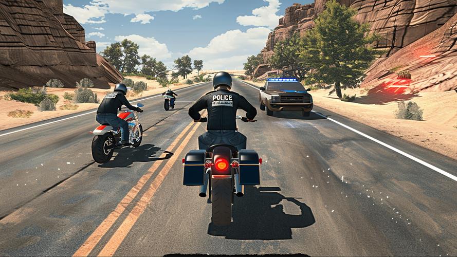 Police Bike Pursuit Highway應用截圖第0張
