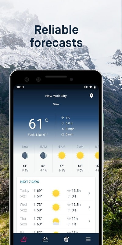 Schermata WeatherPro 1