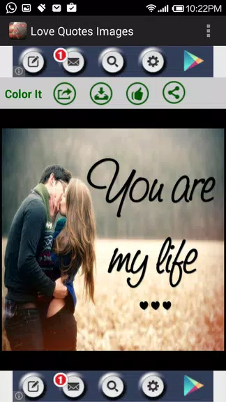 Romantic Love Quotes & Images Captura de pantalla 2