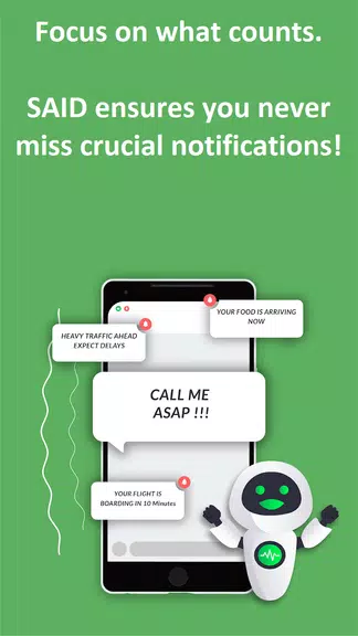 SAID - Smart Alerts Screenshot 2
