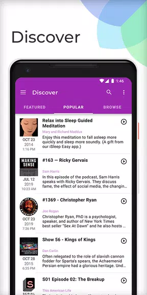 Podcast Guru - Podcast App স্ক্রিনশট 2