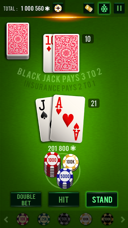 Blackjack 21 - Vegas Casino應用截圖第0張