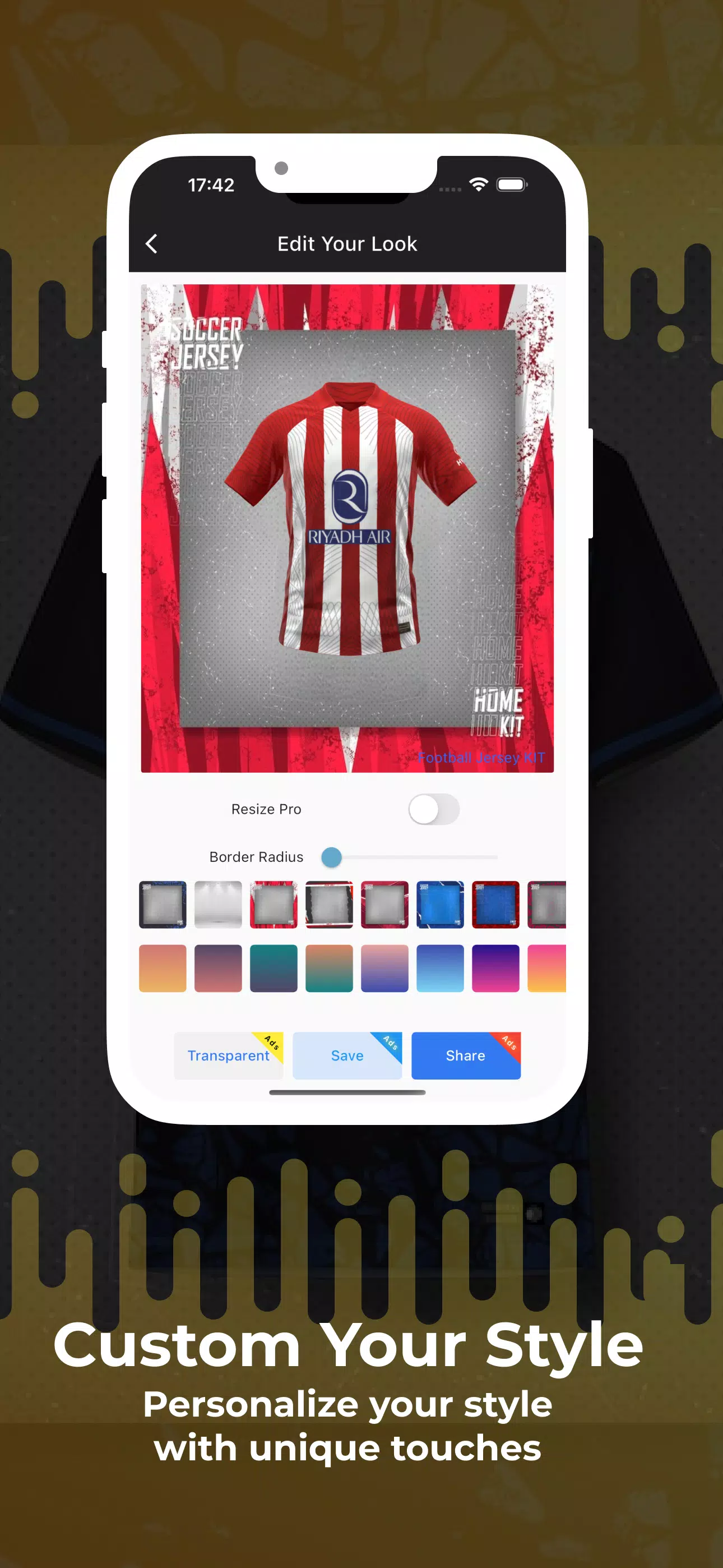 Football Jersey Kit Creator ဖန်သားပြင်ဓာတ်ပုံ 2