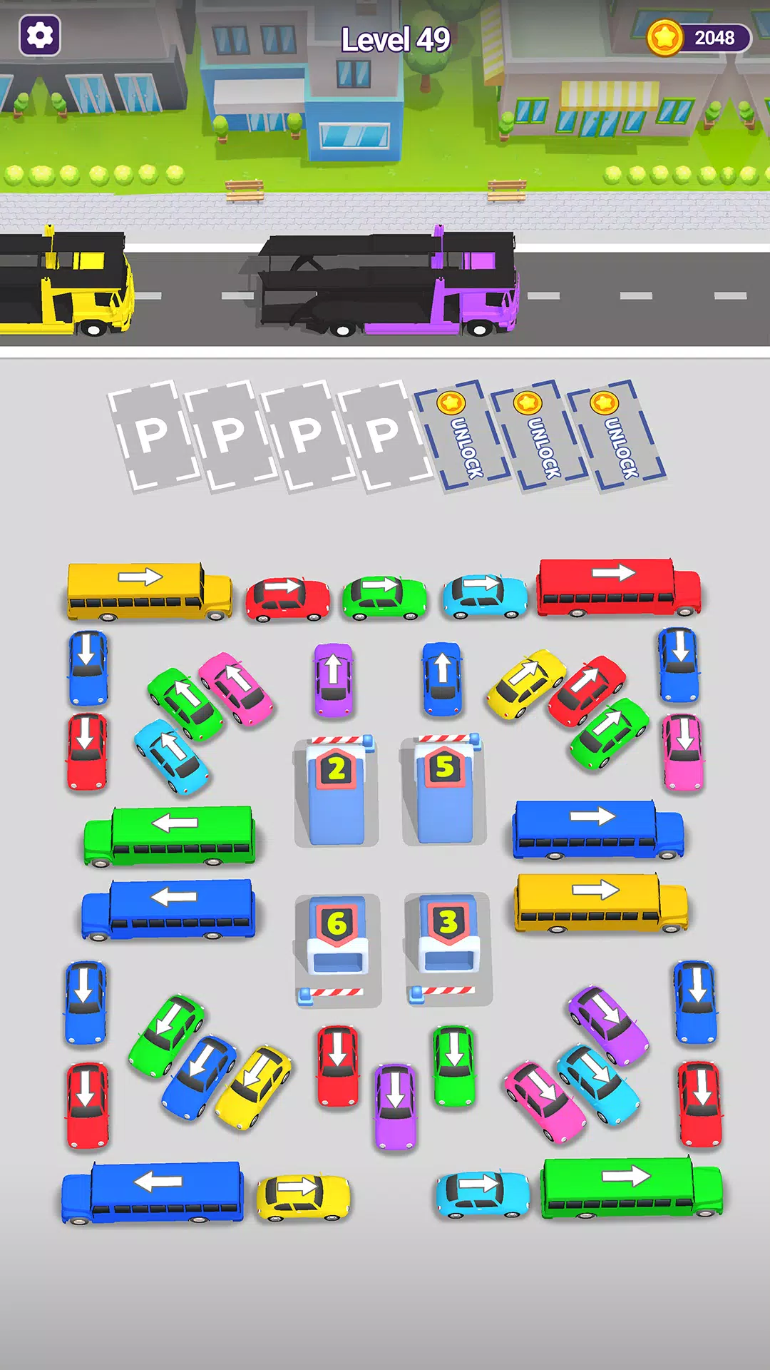 Mini Car Jam: Parking Puzzle Captura de pantalla 0