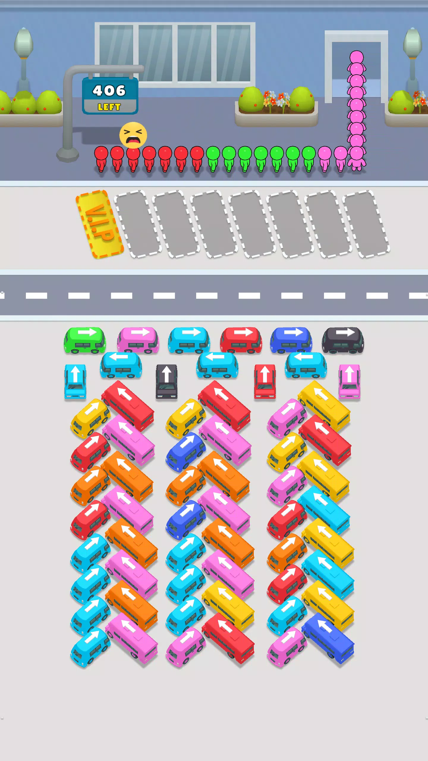 Bus Match Puzzle: Bus Shuffle Tangkapan skrin 1