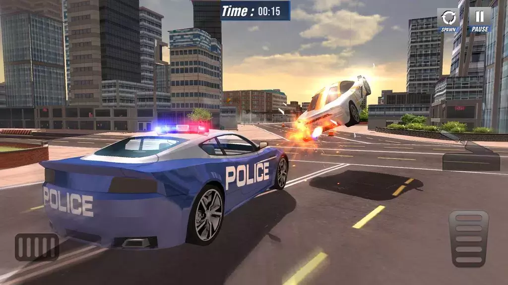 Police Car Sim ဖန်သားပြင်ဓာတ်ပုံ 1