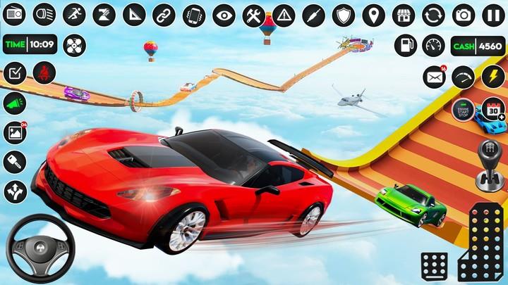 Ramp Car Stunt Racing-Car Game Schermafbeelding 3