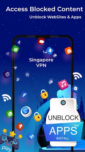 Singapore VPN - Free, Fast & Secure Captura de pantalla 3