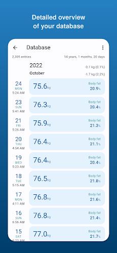 Libra Weight Manager 스크린샷 2