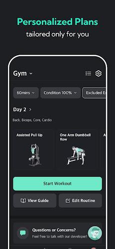 Planfit AI Gym Workout Plans ภาพหน้าจอ 3