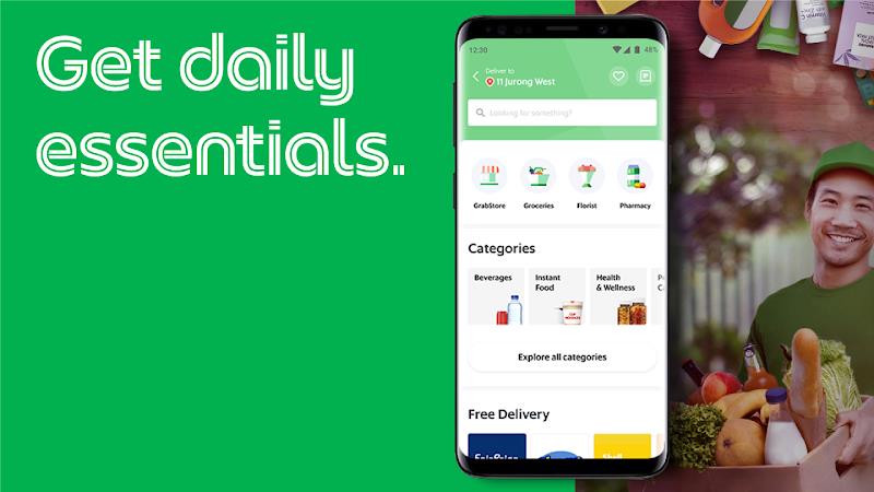 Grab - Taxi & Food Delivery Capture d'écran 3