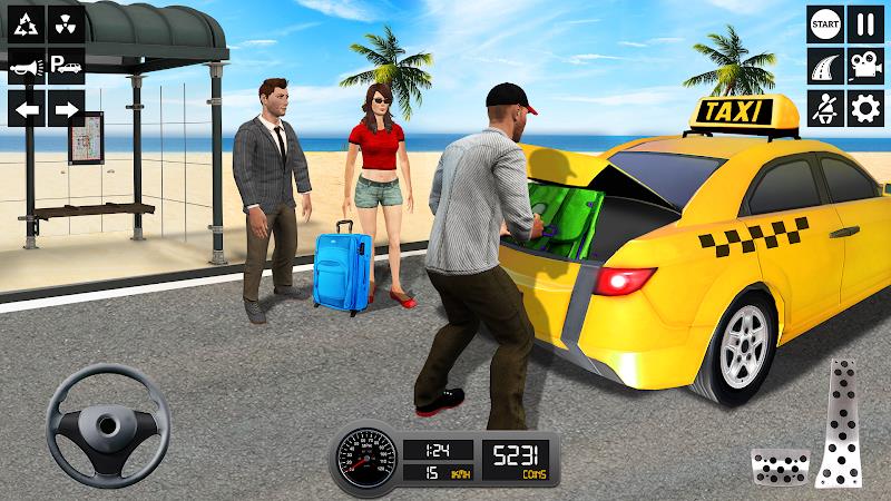 Taxi Simulator 3d Taxi Sim Captura de tela 0