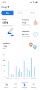 Pedometer & Step Counter App Zrzut ekranu 2