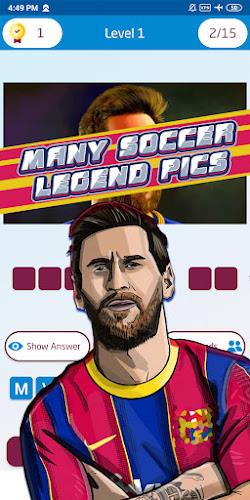 soccer player quiz Captura de tela 3