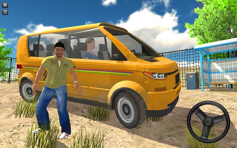 Offroad Mountain Car Simulator: Taxi Driving 2021 Captura de pantalla 1