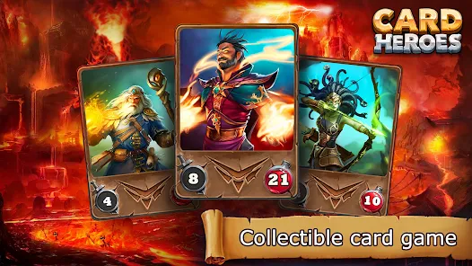 Card Heroes: TCG/CCG deck Wars Mod Скриншот 1