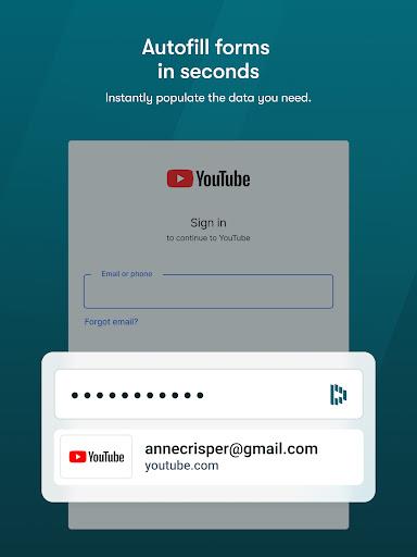 Dashlane Password Manager Tangkapan skrin 2