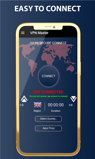 VPN Proxy Master Safe & secure স্ক্রিনশট 1