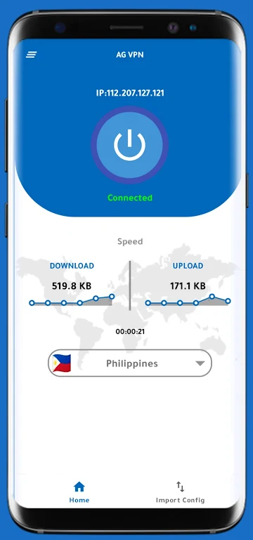 AGVPN - Fast & Secure Captura de tela 1