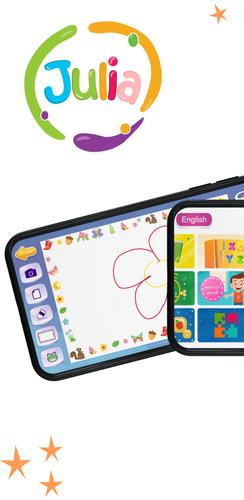 Julia - Kids Learning App 2-8 Tangkapan skrin 0