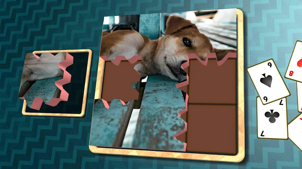 Jigsaw Solitaire - Dogs ဖန်သားပြင်ဓာတ်ပုံ 0