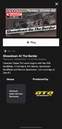 Dirt Track Digest TV Schermafbeelding 2