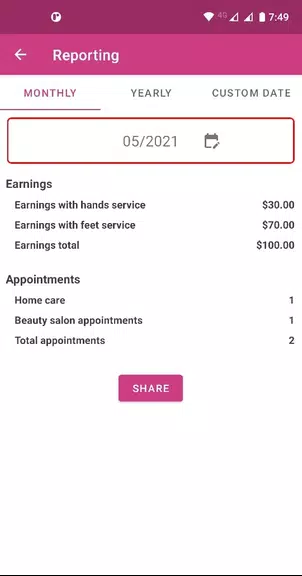 Agenda para Manicure App Screenshot 2