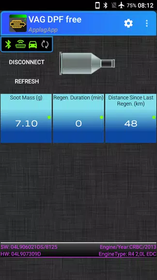 VAG DPF lite Screenshot 0