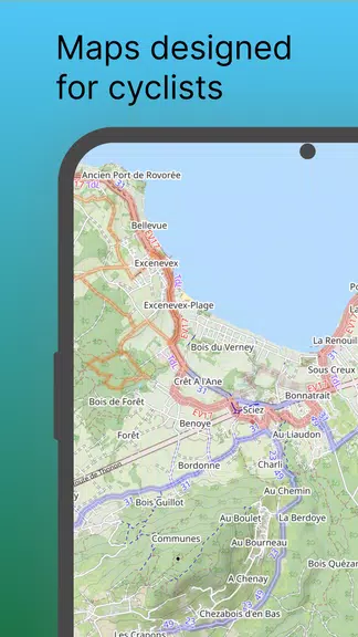 World Bike Map: GPS Navigation ภาพหน้าจอ 1