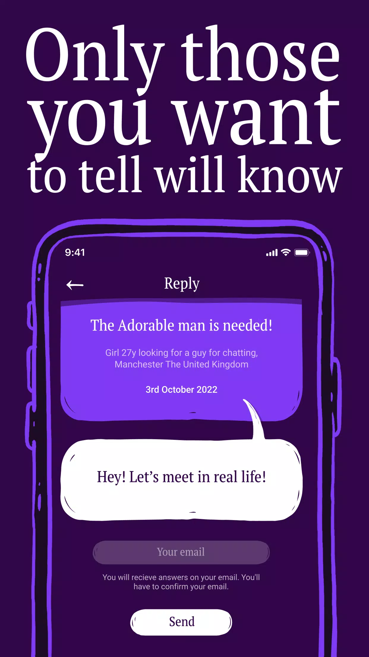 Masked Love - Anonymous dating Screenshot 2