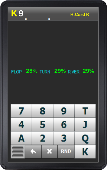 Rocker Poker Calculator II Free Schermafbeelding 1