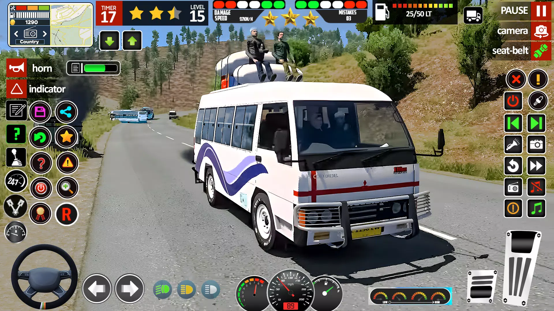 Mini Bus Game: Bus Driving 3D ဖန်သားပြင်ဓာတ်ပုံ 1