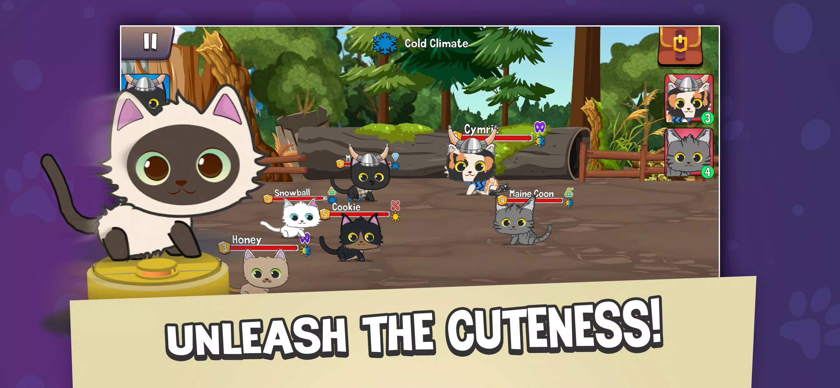 Cute Cat RPG Ảnh chụp màn hình 0