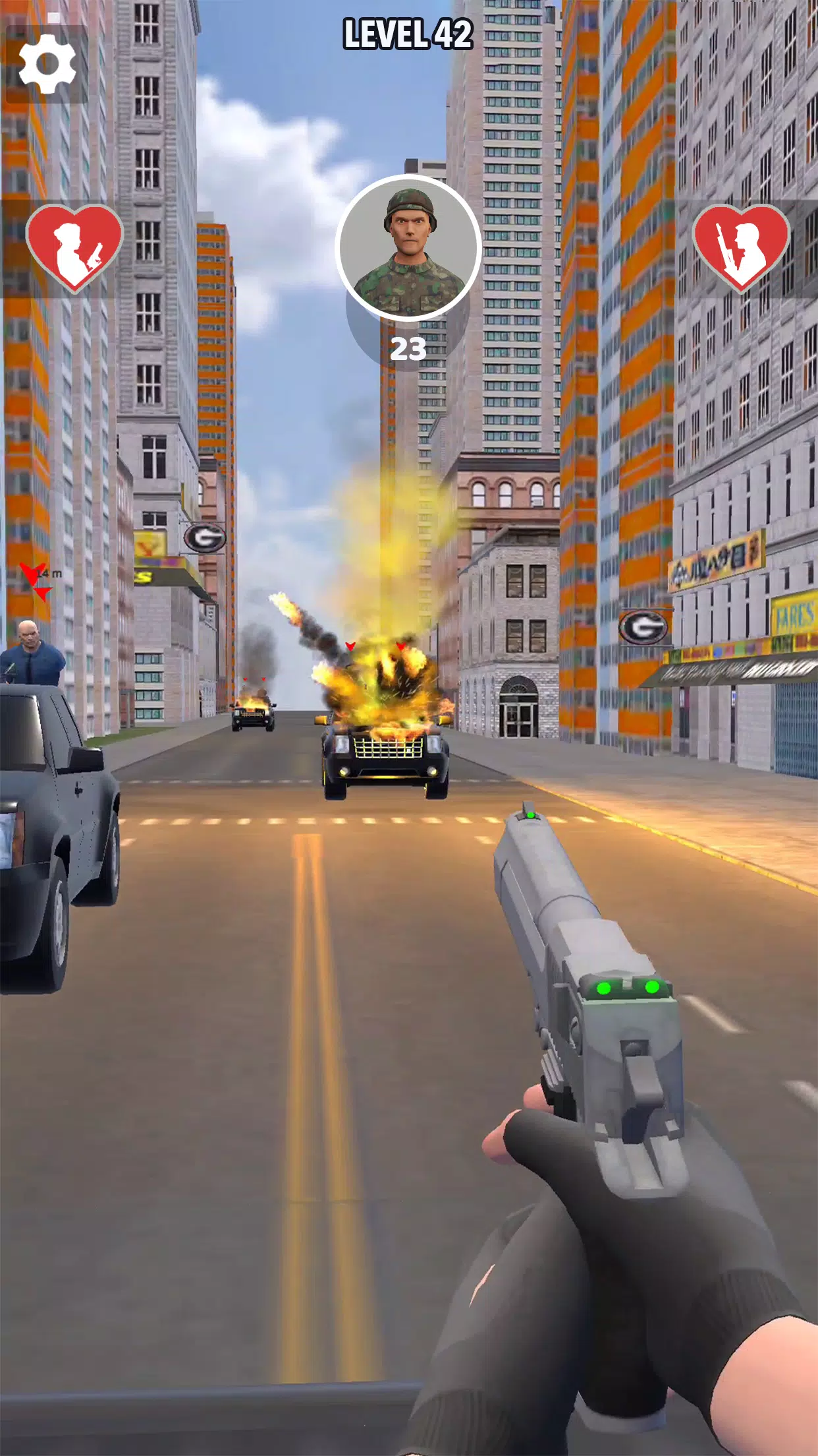 Mr and Mrs Shooter: City Hunt ภาพหน้าจอ 2