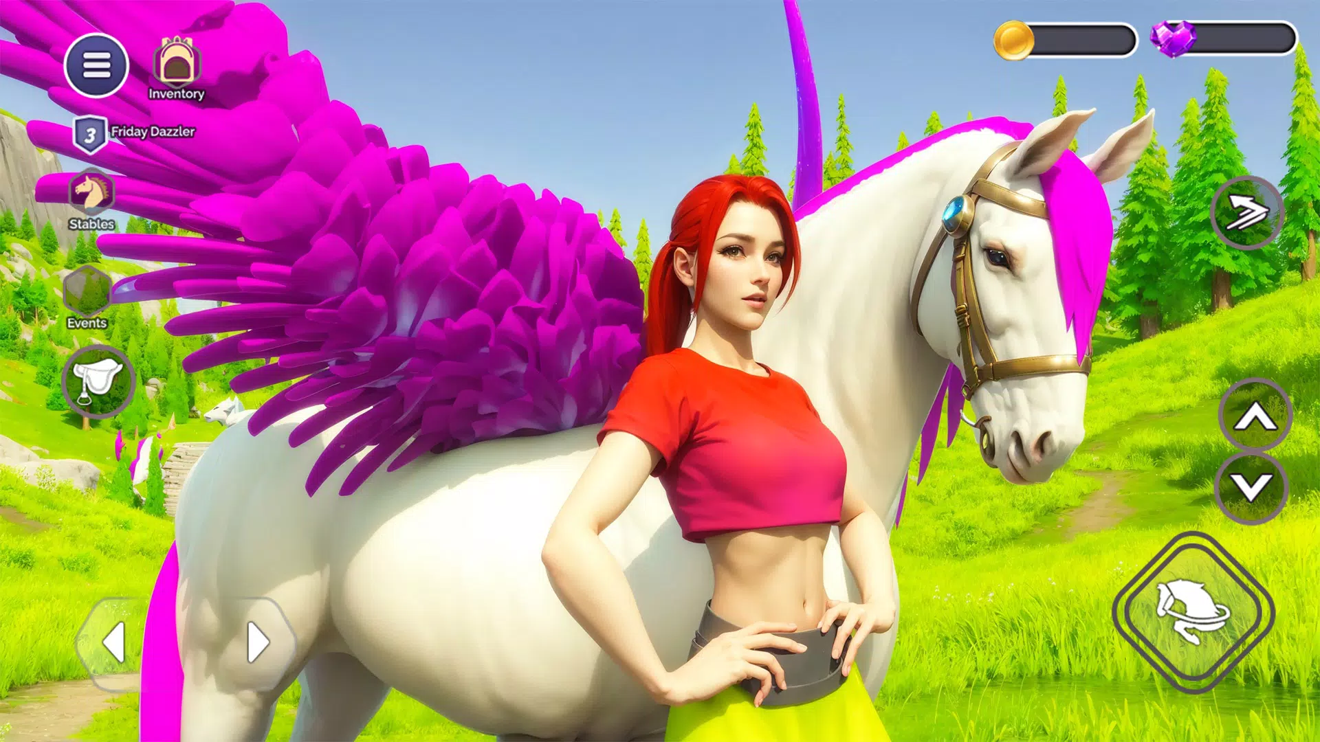 My Flying Unicorn Horse Game স্ক্রিনশট 0