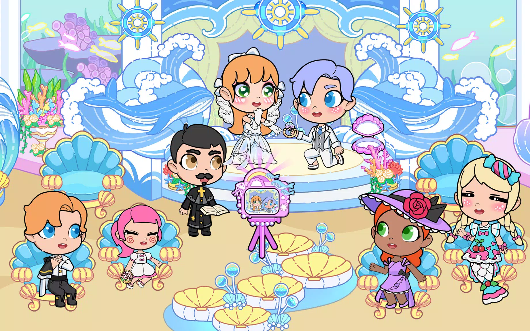 Mermaid Wedding World 스크린샷 0