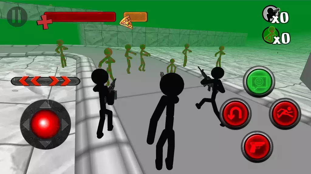 Stickman Zombie 3D Zrzut ekranu 2