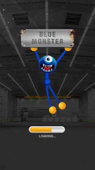 Blue Monster: Stretch Game Captura de tela 0