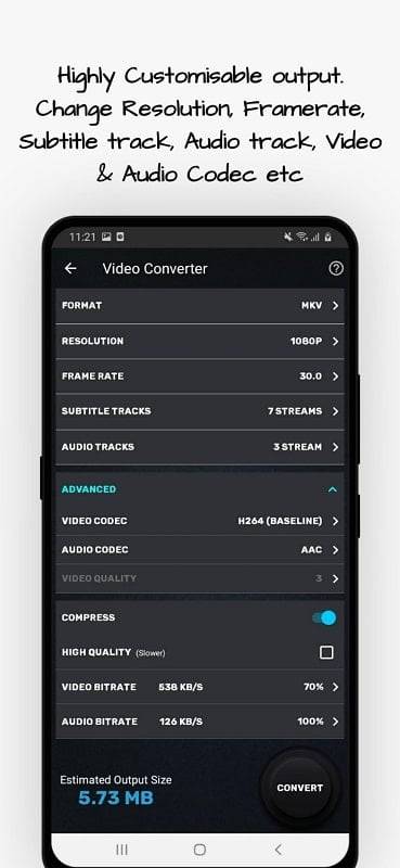 Video Converter, Compressor Zrzut ekranu 0