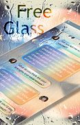 Free Glass Emoji Keyboard Skin Скриншот 0