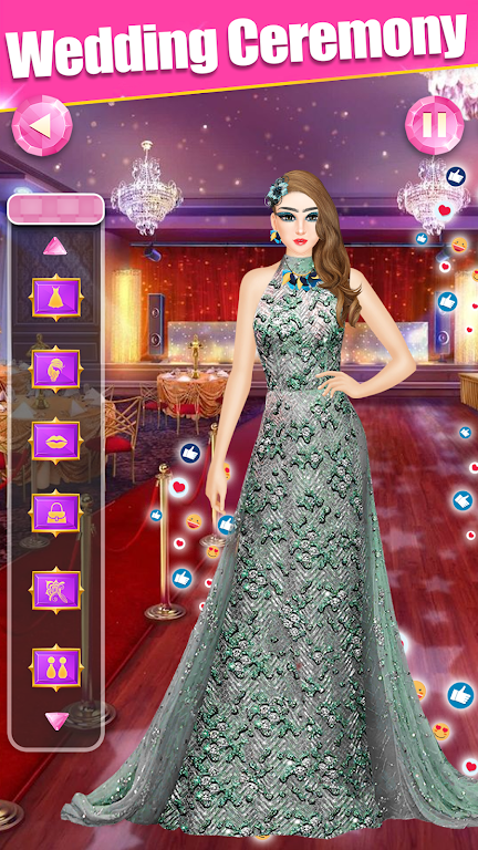 Dress Up Girls Makeup Game Captura de pantalla 3