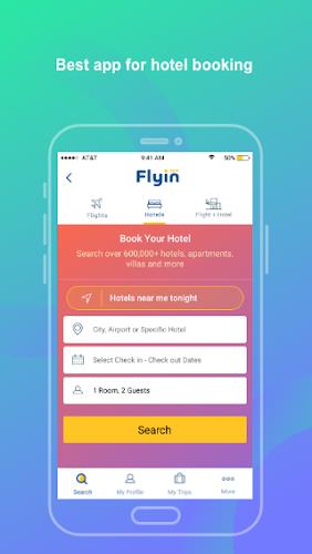 Flyin.com - Flights & Hotels Ảnh chụp màn hình 2