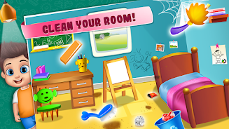 Little girl cleanup game স্ক্রিনশট 1