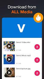 All Video Downloader - V ဖန်သားပြင်ဓာတ်ပုံ 1