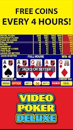 Video Poker Deluxe ဖန်သားပြင်ဓာတ်ပုံ 2